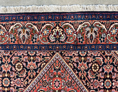 3'7"x5'8" Hand-Knotted 100% Wool Pile Persiane Bijare Rug
