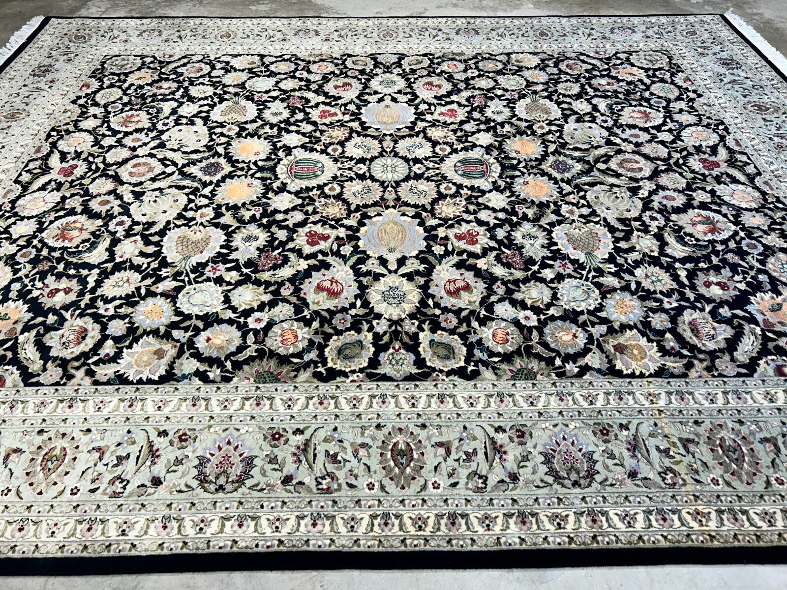 9'x12' Hand-Knotted 100% Wool Pile Sinopersian Carpet - Area Rug