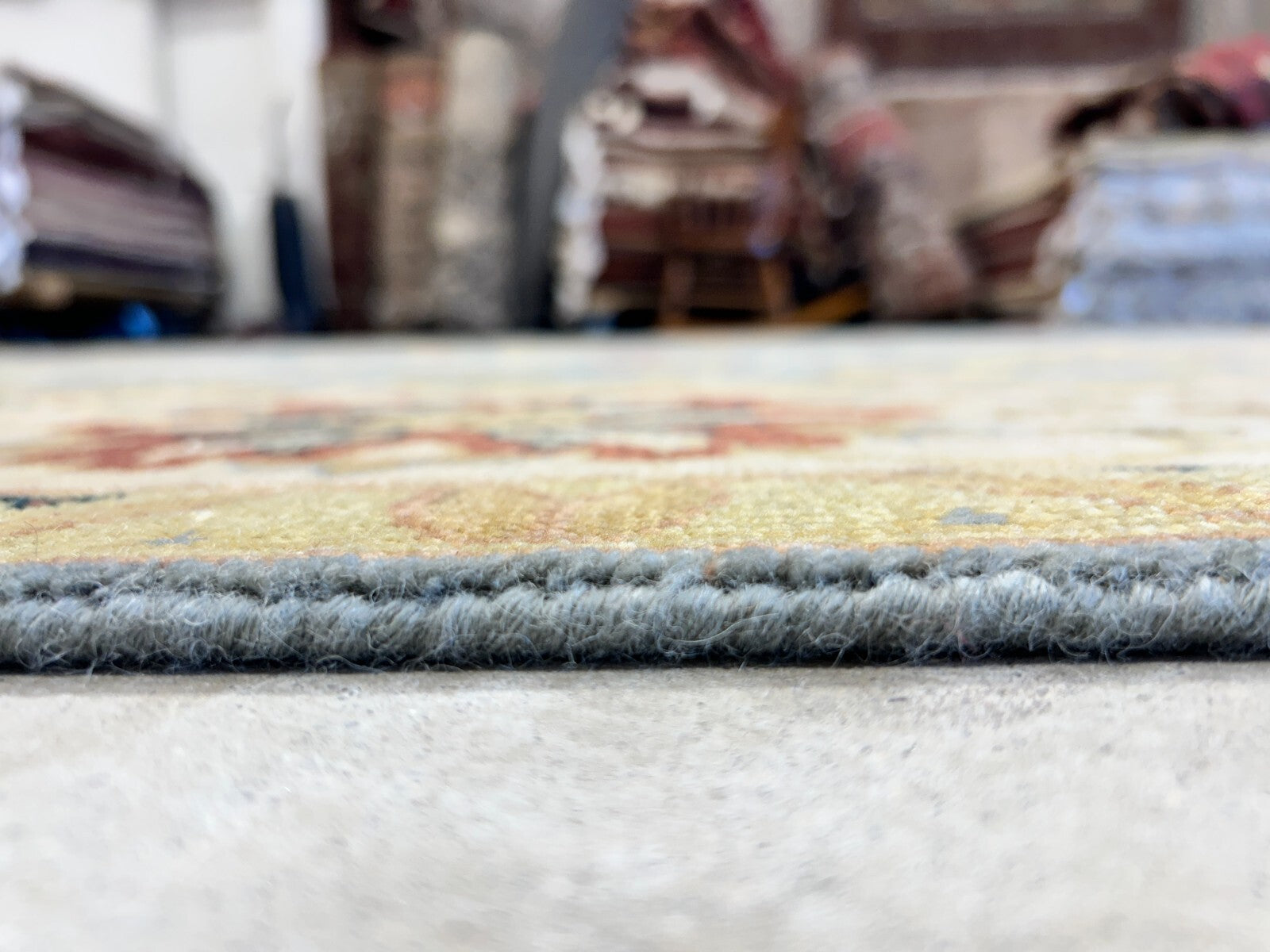 9'x12' Hand-Knotted 100% Wool Pile Mahal Design Carpet - Area Rug