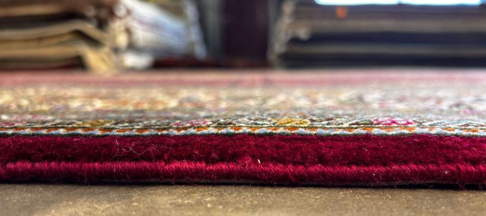 8'2"x11'10" Fine Hand-Knotted Silk & Wool Tabrize Fish Style Rug