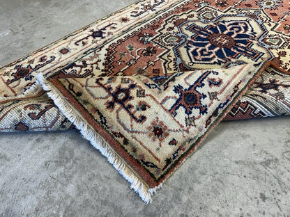 3’x5’ Hand-Knotted 100% Wool Indoserapi Area Rug - Carpet
