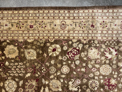 8’1”x9’11” Hand-Knotted 100% Wool Pile Oriental Area Rug - Carpet