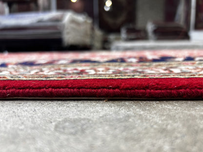 9'x11'9" Fine Hand-Knotted Wool & Silk Tabrize Area Rug - Carpet