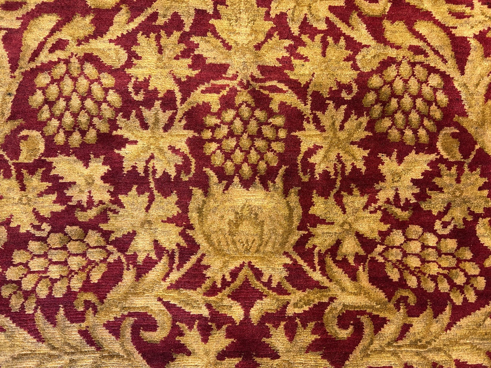 8'x10' Hand-Knotted 100% Wool Pile All-Over Area Rug - Carpet