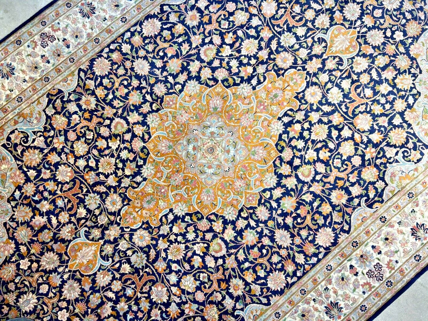 6'1"x9'4" Hand-Knotted 100% Wool Carpet - Pakpersian Kashane Area Rug