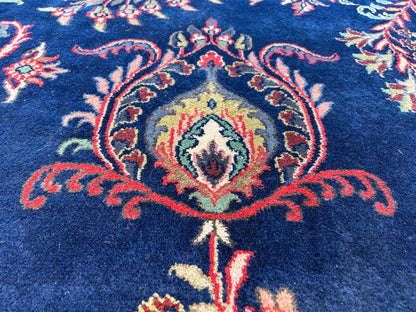 8'9"x12'1" Hand-Knotted 100% Wool Pile IndoSarouke Rug