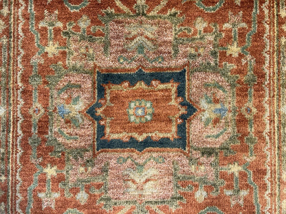 3’x5’ Hand-Knotted 100% Wool Indoserapi Area Rug - Carpet