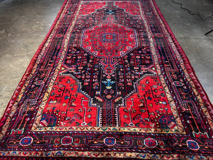 5'0" x 9'5" Hand-Knotted 100% Wool Pile Nahavande Area Rug - Carpet