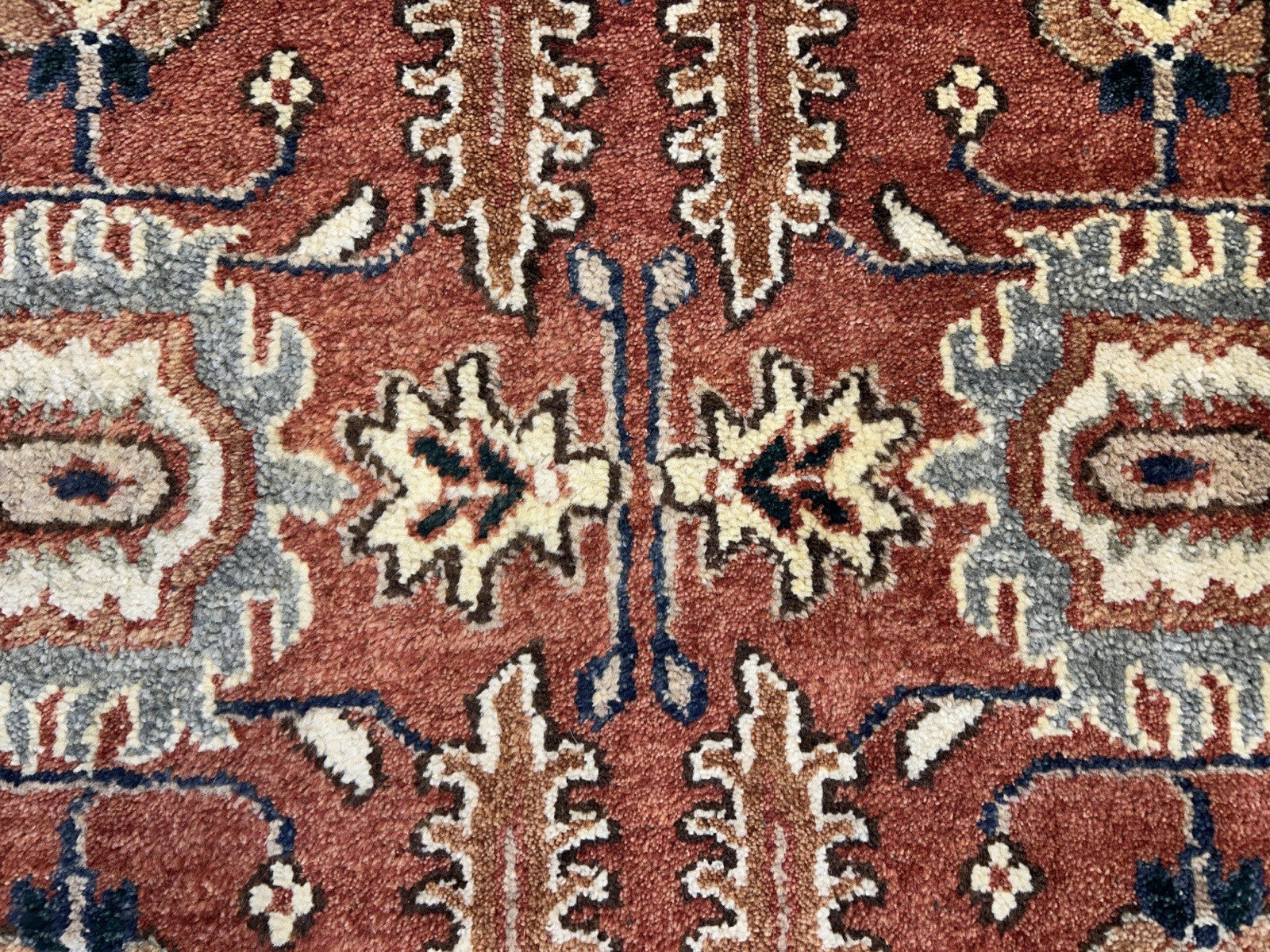 3’1”x5’1” Hand-Knotted 100% Wool Indoserapi Area Rug - Carpet