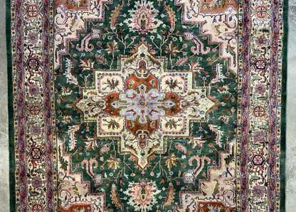 9'x12' Hand-Knotted 100% Wool Pile Herize Rug