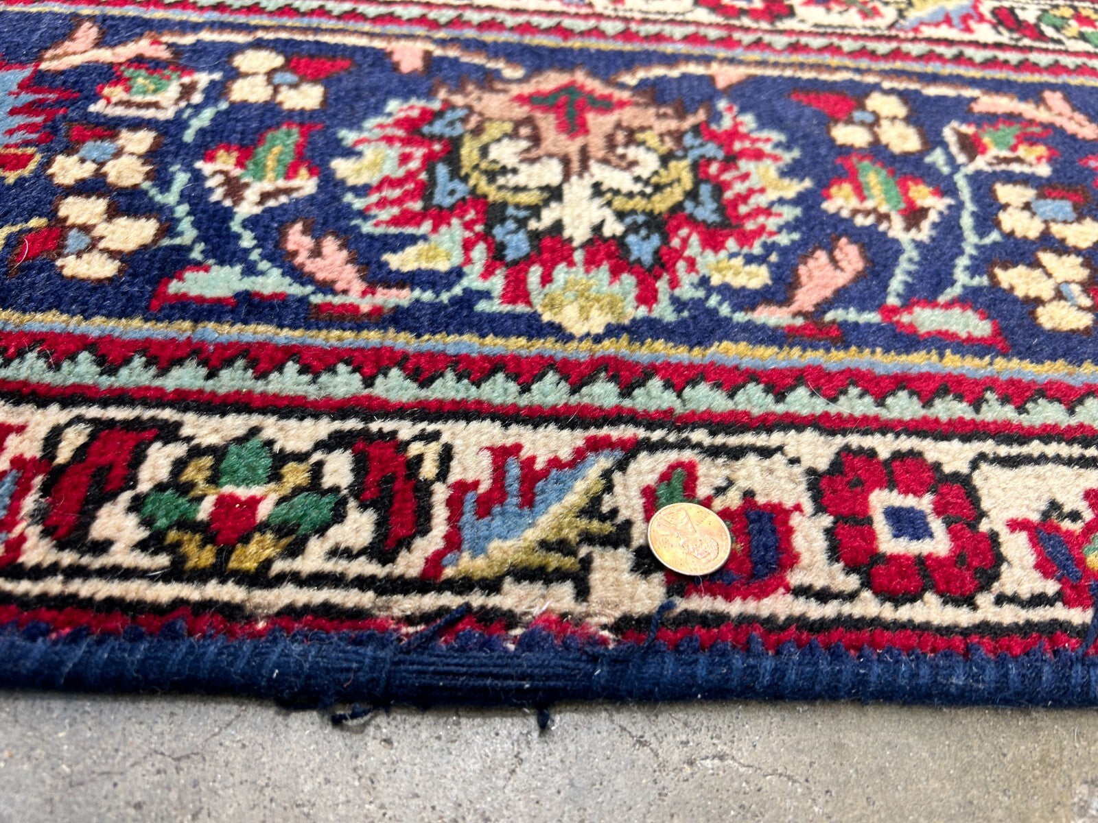 6'7"x9'9" Antique Hand-Knotted Wool Oriental Rug - Area Carpet