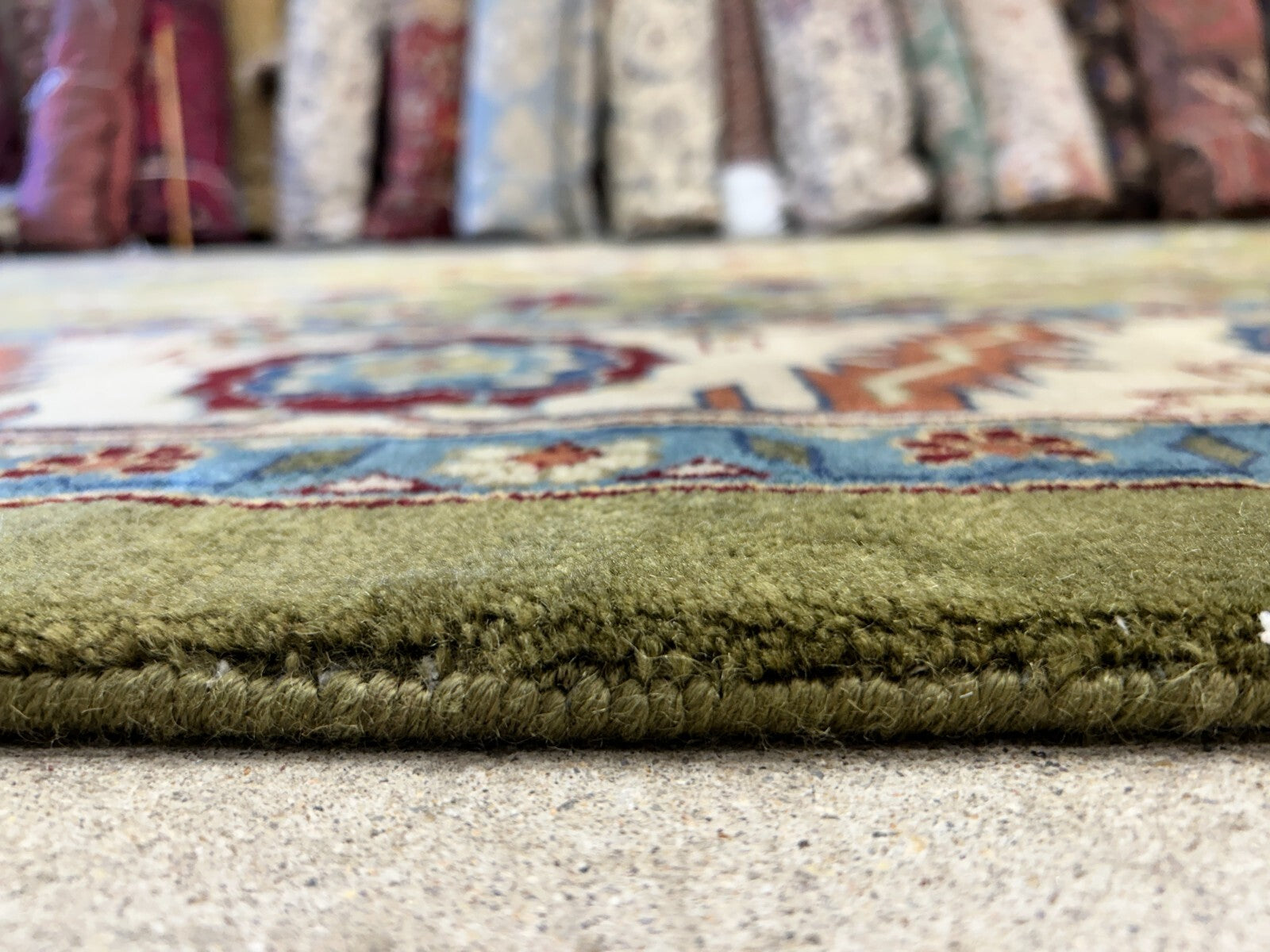 8'10"x11'8" Hand-Knotted 100% Wool Pile Oriental Rug