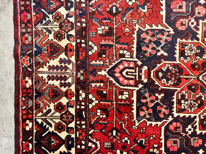 10'3"x12'2" Hand-Knotted 100% Wool Pile Bakhtiarie Rug