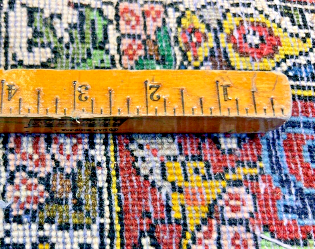 6'7"x9'5" Hand-Knotted 100% Lamb Wool Bakhtiarie Carpet - Area Rug