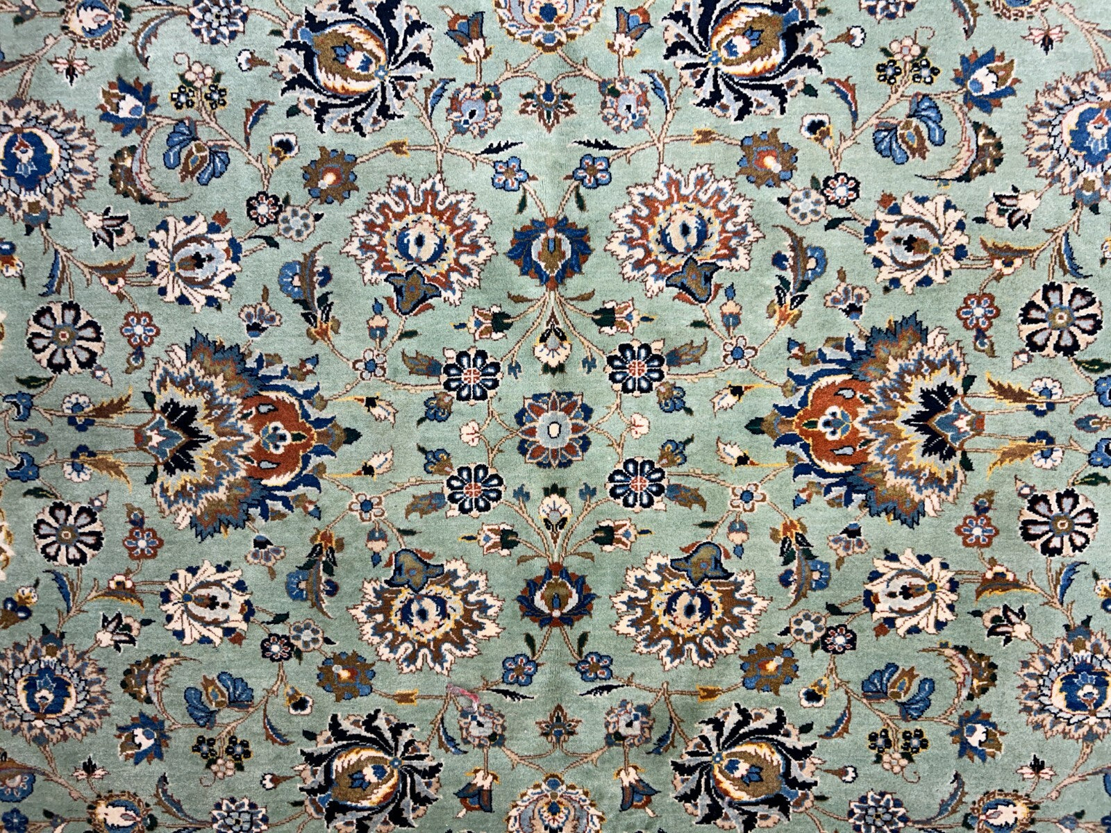 10'6"x14'6" Hand-Knotted 100% Wool Pile Kashane Rug