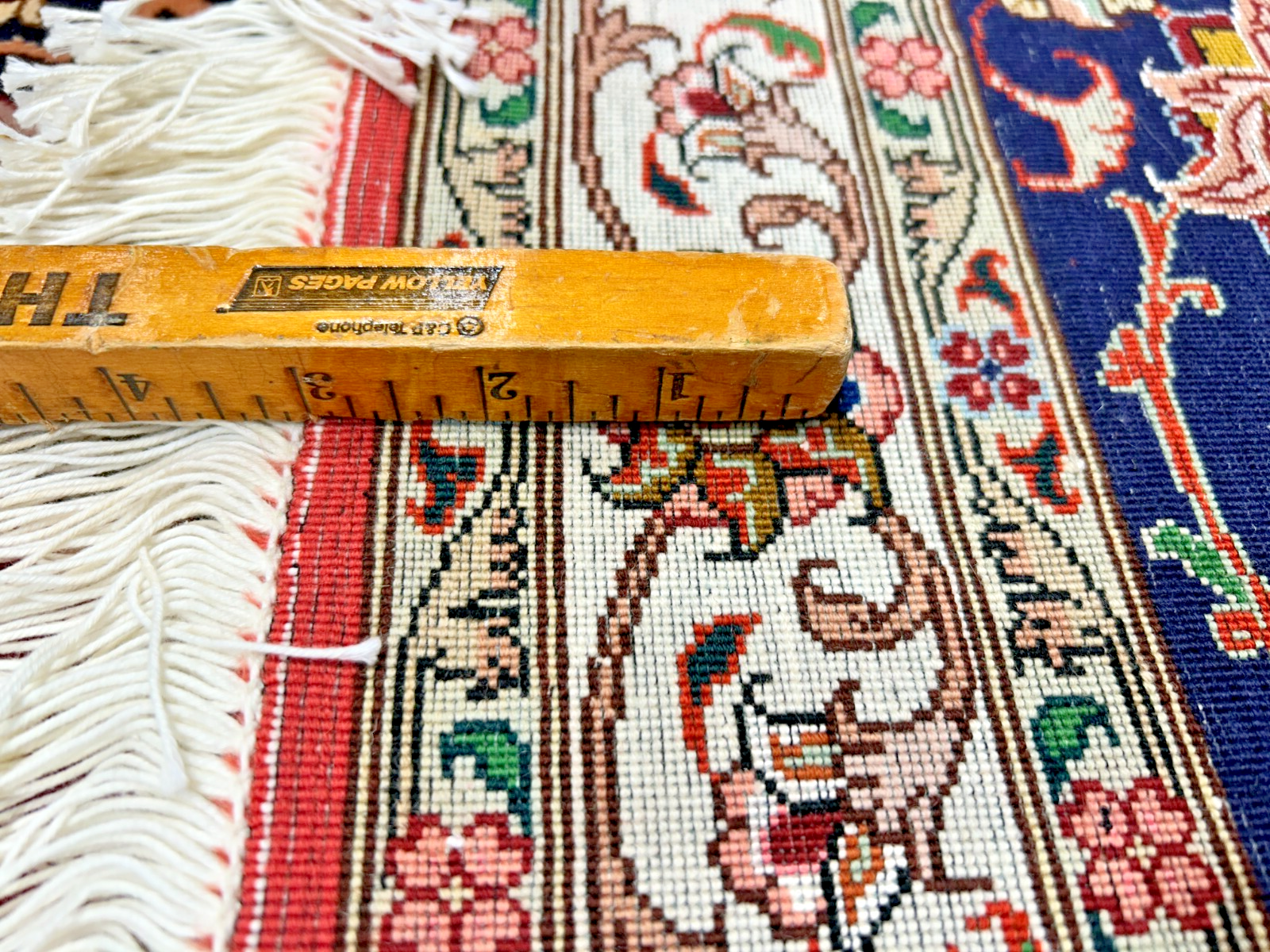 9'11"x12'10" Fine Hand-Knotted Wool & Silk Tabrize Rug