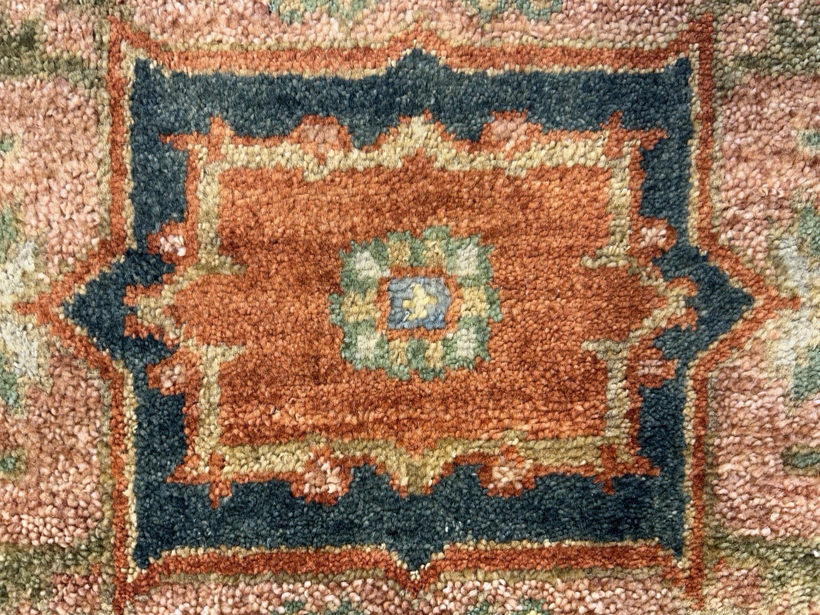 3’x5’ Hand-Knotted 100% Wool Indoserapi Area Rug - Carpet