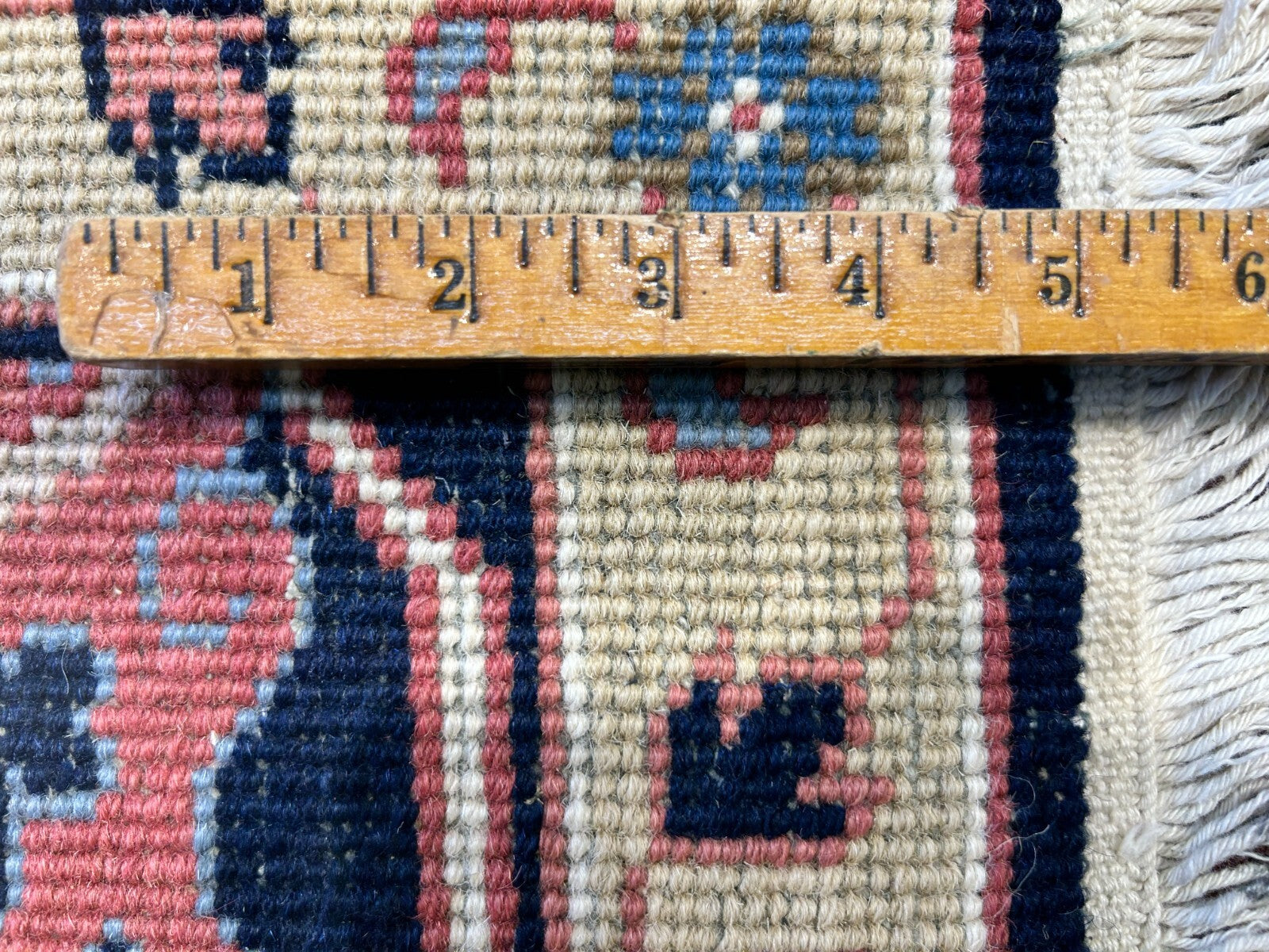 6'x9' Hand-Knotted 100% Wool Pile Indo-Serapi Carpet - Area Rug