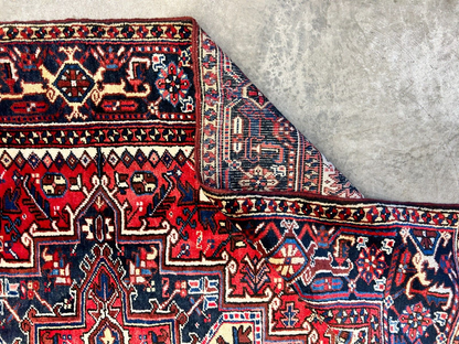 7'2"x10'1" Hand-Knotted 100% Wool Herize Carpet - Area Rug