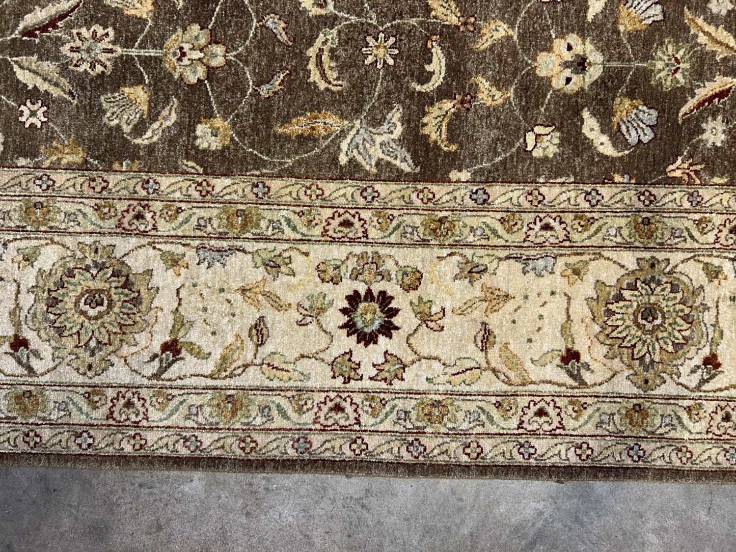 9'x12' Hand-Knotted 100% Wool Pile Agra Rug