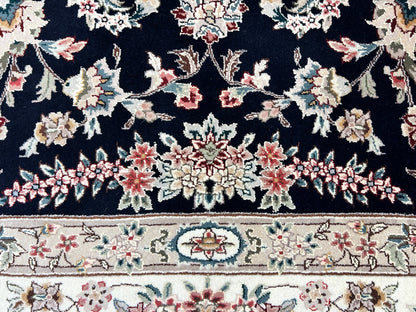 9'x12' Hand-Knotted Wool & Silk Pile Sinopersian Carpet - Area Rug