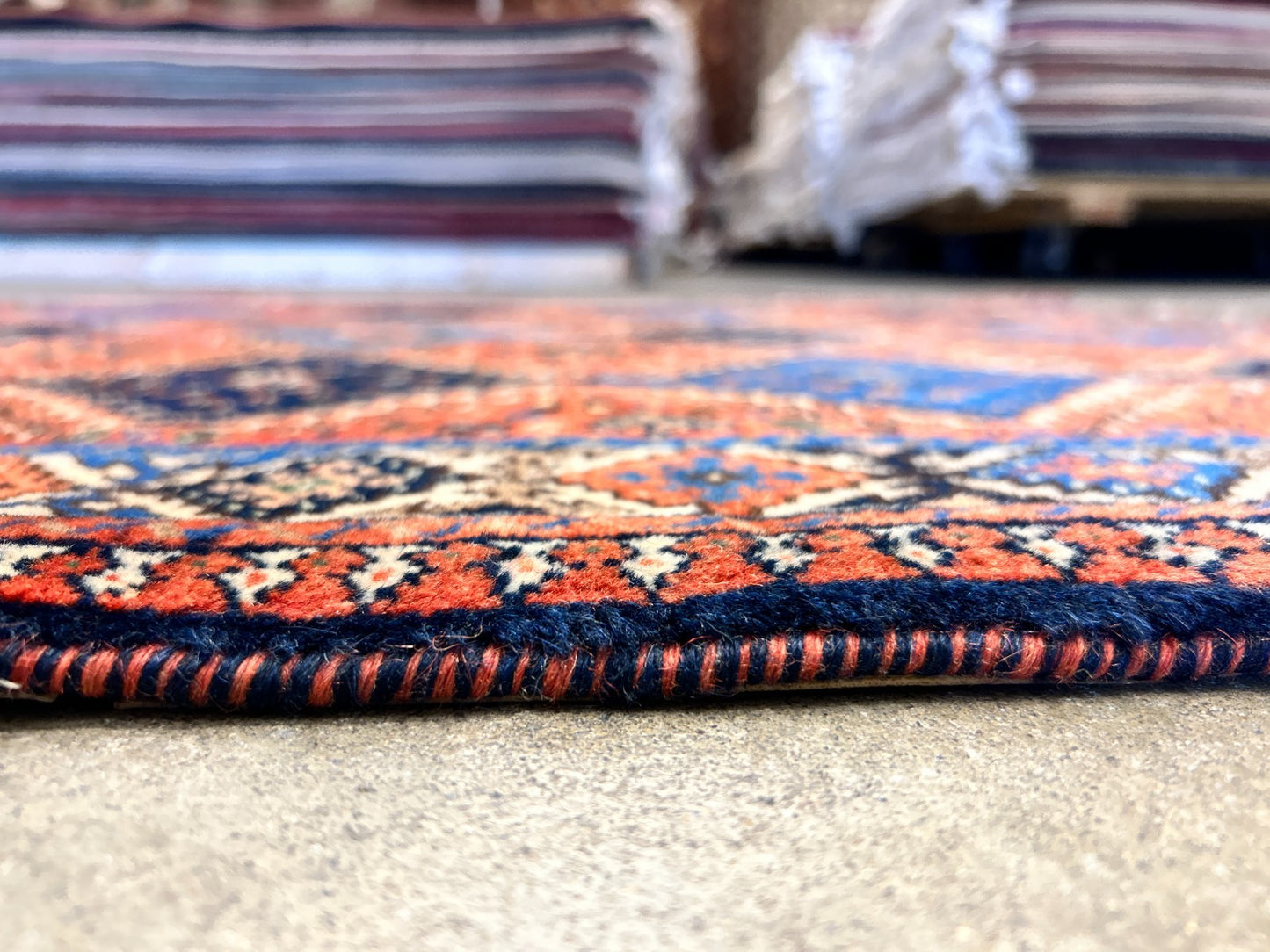 2'4"x4'9" Hand-Knotted 100% Wool Pile Yalamehe Rug