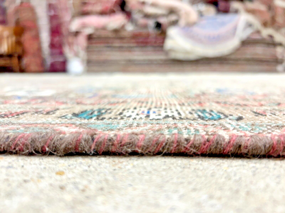 9'8"x12'5" Hand-Knotted 100% Wool Pile Herize Rug