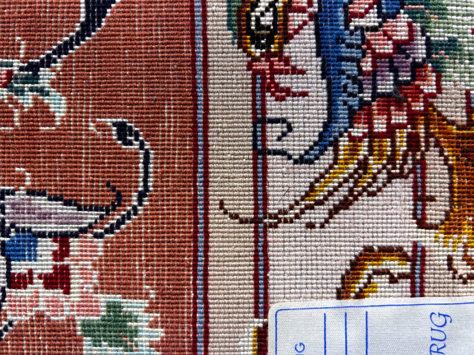 8'1"x11'7" Extra Fine Hand-Knotted Wool & Silk Oriental Rug - Area Carpet