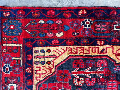 5'4" x 9'7" Hand-Knotted 100% Wool Pile Nahavande Area Rug