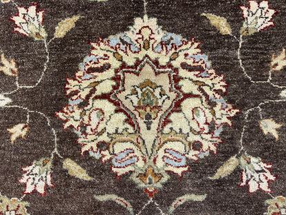 9'x11'10" Hand-Knotted 100% Wool Pile Pishawar Rug