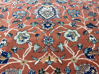 6'0"x9'1" Hand-Knotted 100% Wool Pile SinoPersian Carpet - Area Rug