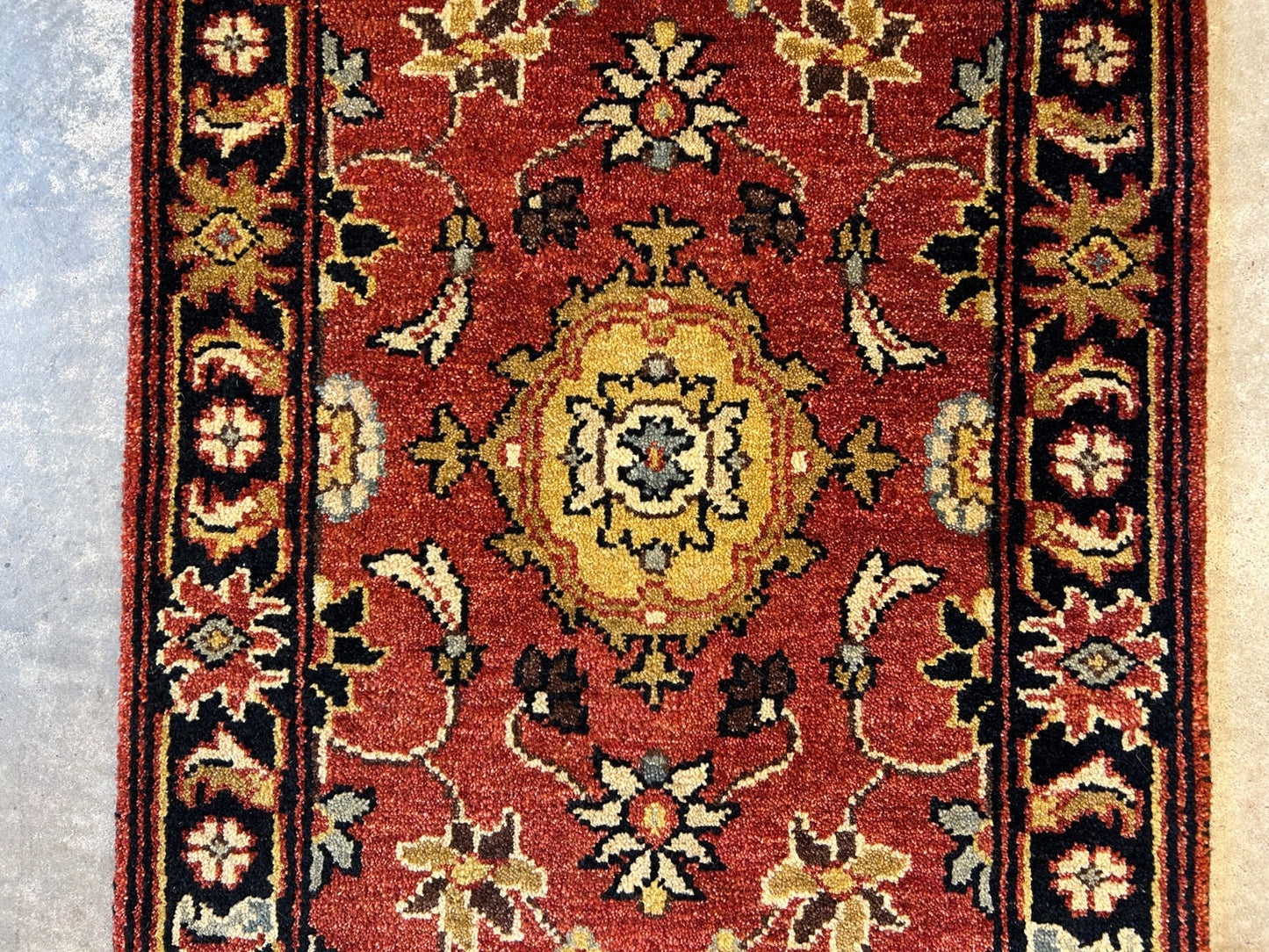 2'6"x8'1" Hand-Knotted 100% Wool Pile Runner Rug - Carpet