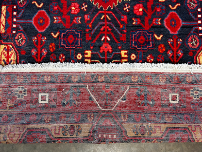 5'4" x 9'7" Hand-Knotted 100% Wool Pile Nahavande Area Rug