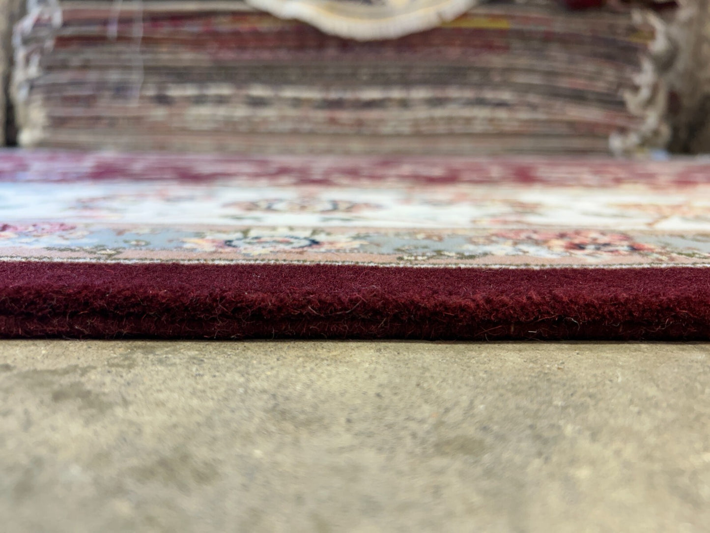 9'x12' Hand-Knotted Wool & Silk Pile SinoPersian Rug