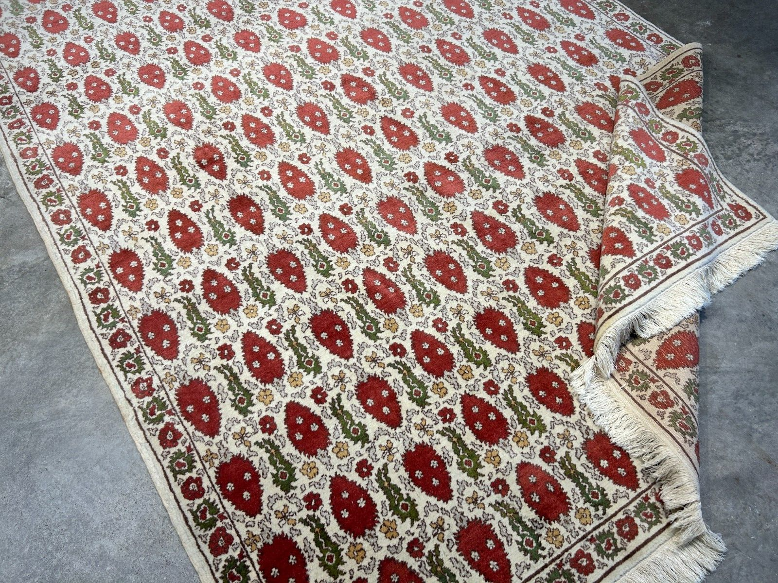 6'1"x9'2" Hand-Knotted 100% Wool Pile Turkish Carpet - Area Rug