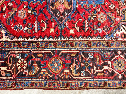 6'6"x8'10" Hand-Knotted 100% Wool Herize Carpet - Area Rug