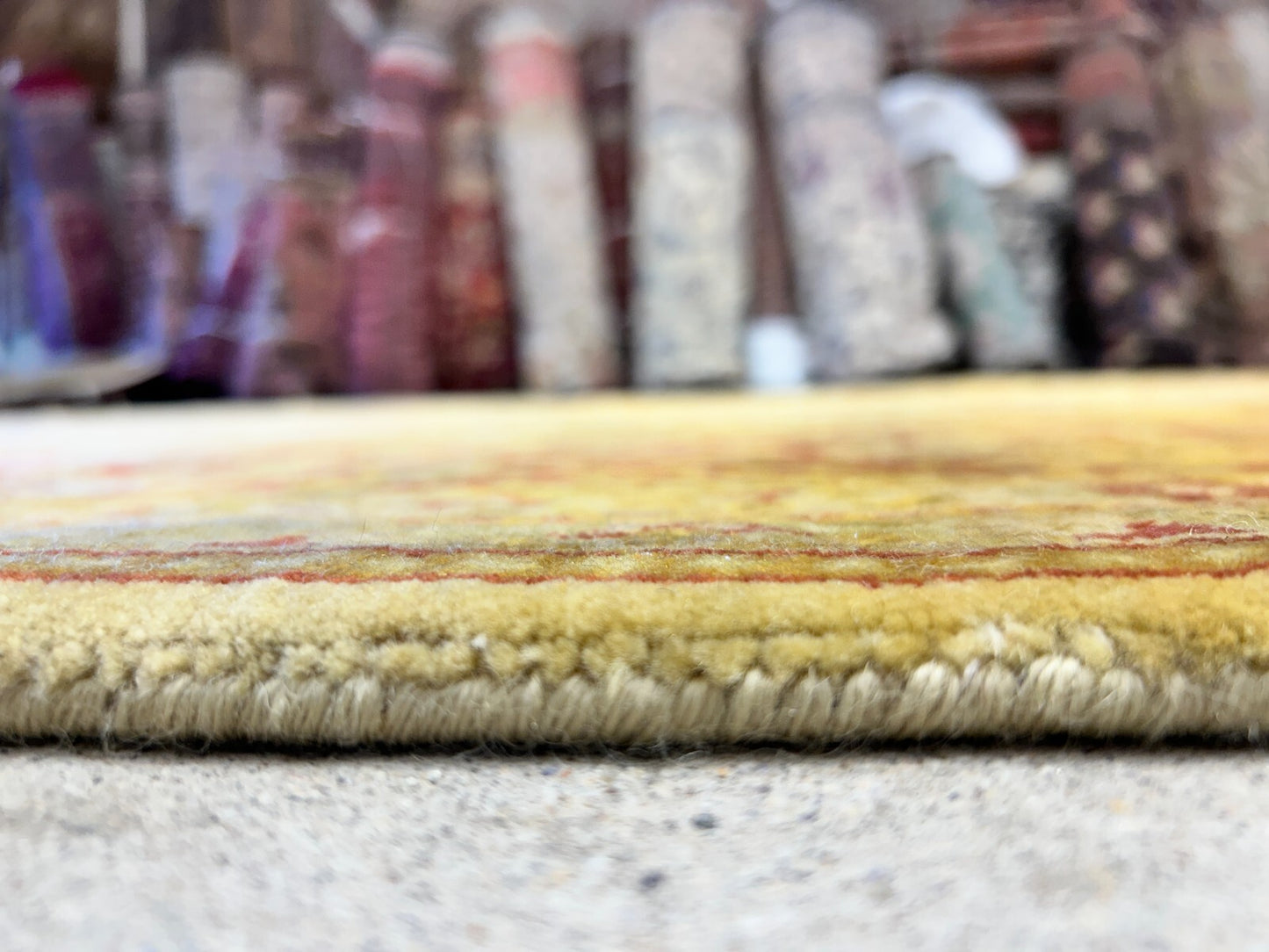 9'x11'9" Hand-Knotted 100% Wool Pile Oriental Rug