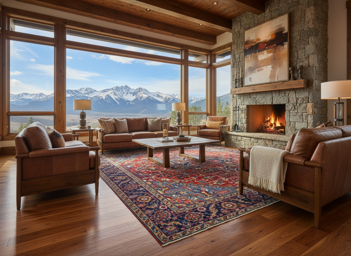 Collector Item - 8'x11'4" Antique Fine Lamb Wool Hand-knotted Serapie Rug