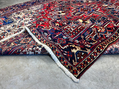 7'2"x10'1" Hand-Knotted 100% Wool Herize Carpet - Area Rug
