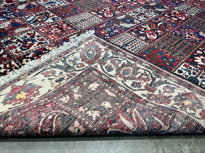 7'2"x10'2" Hand-Knotted 100% Lamb Wool Bakhtiarie Carpet - Area Rug