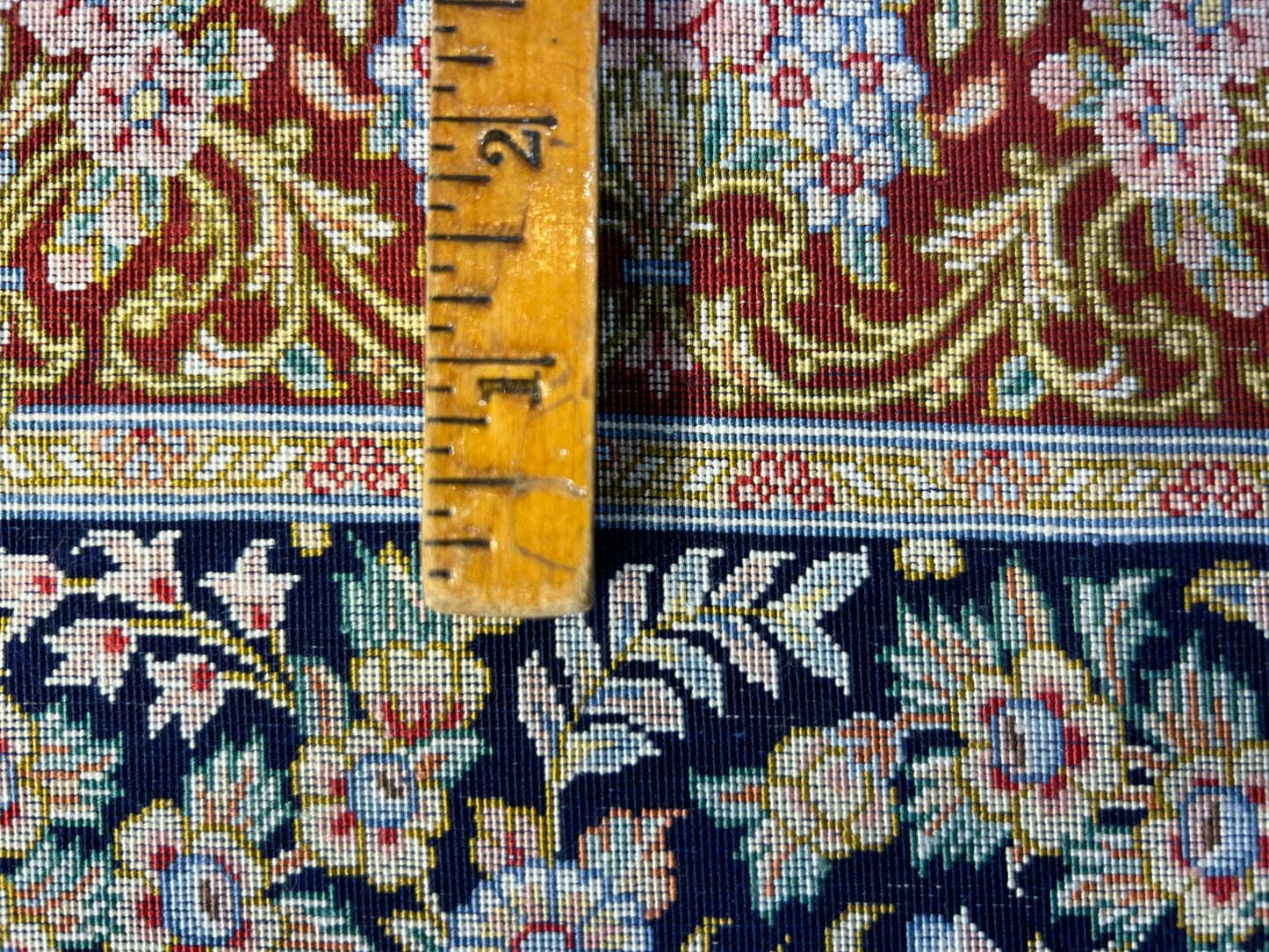 6'5"x9'10" Exquisite Hand-Knotted 100% Silk Qume Rug