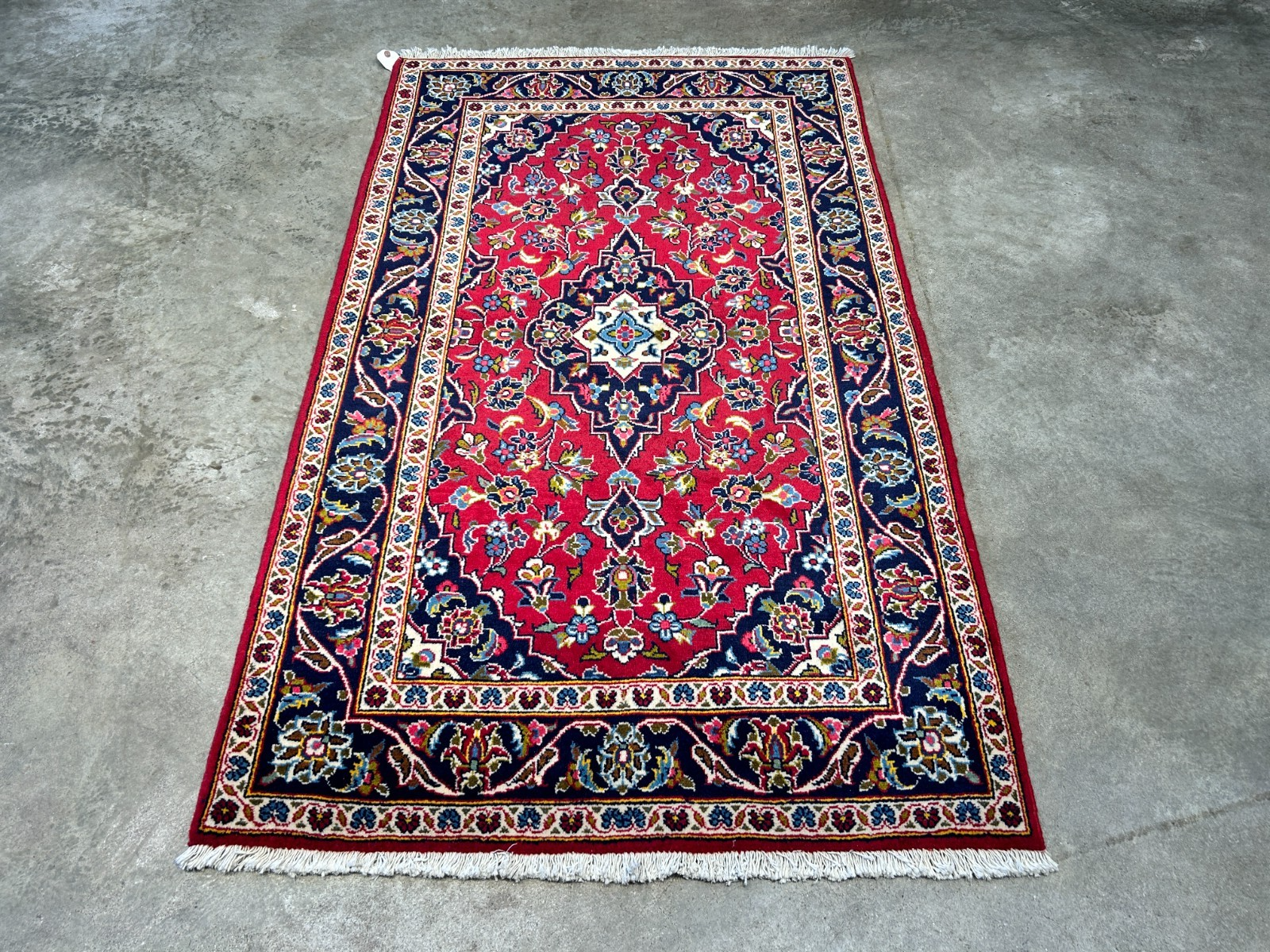 3'3"x5'6'' Hand-Knotted 100% Wool Persiane Kashane Area Rug