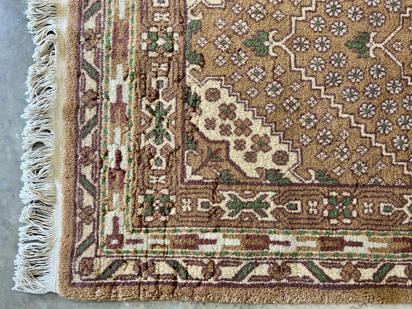 3'x6' Hand-Knotted 100% Wool Pile Oriental Area Rug - Carpet