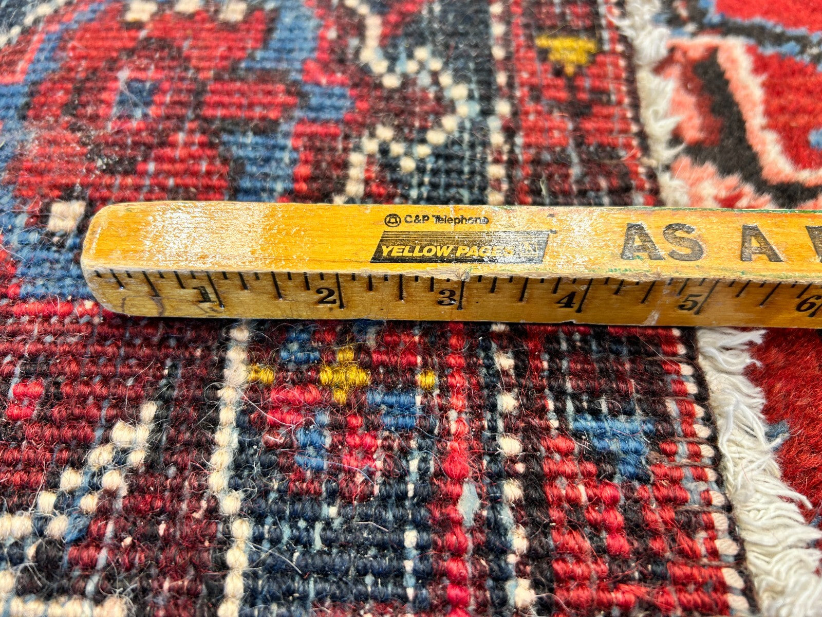 8'2"x10'11" Collector Antique 100% Wool Pile Herize Rug