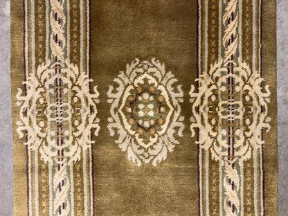 2'11"x5'1" Hand-Knotted 100% Wool Pile Oriental Area Rug - Carpet