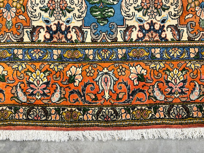 6'7"x10'5" Hand-Knotted 100% Lamb Wool Bakhtiarie Carpet - Area Rug