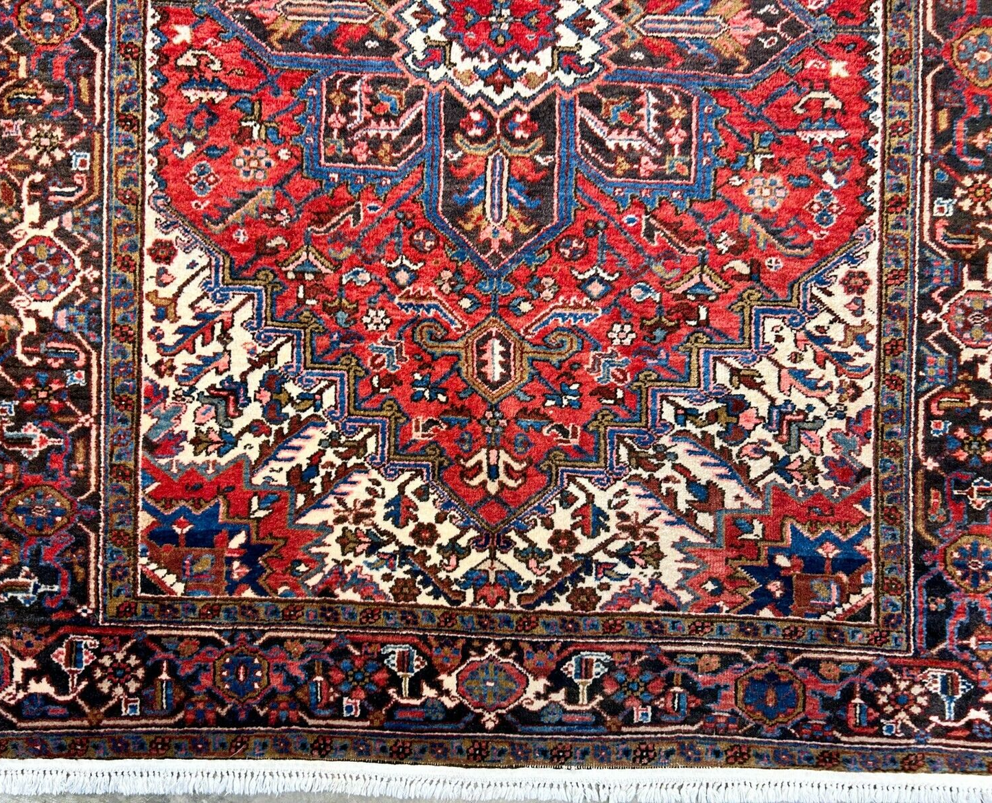6'6"x8'10" Hand-Knotted 100% Wool Herize Carpet - Area Rug