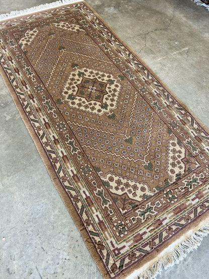 3'x6' Hand-Knotted 100% Wool Pile Oriental Area Rug - Carpet