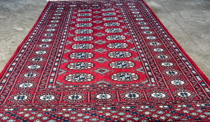 3'x5' Hand-Knotted 100% Wool Pile Bokhara Rug