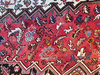 8'3"x11'5" Hand-Knotted 100% Wool Pile Herize Rug